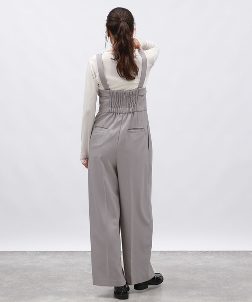 LAKOLE(ラコレ)の「2WAYベアサロペット / 143665(サロペット/オーバーオール・レディース・ブラウン/ブラック/グレー・SMALL/MEDIUM)」の7枚目の写真