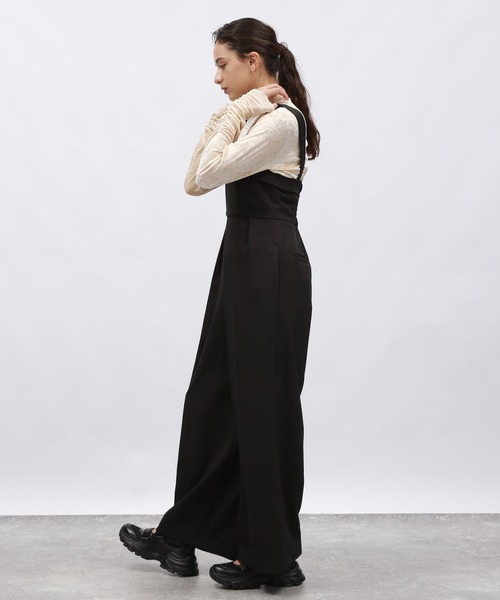 LAKOLE(ラコレ)の「2WAYベアサロペット / 143665(サロペット/オーバーオール・レディース・ブラウン/ブラック/グレー・SMALL/MEDIUM)」の8枚目の写真