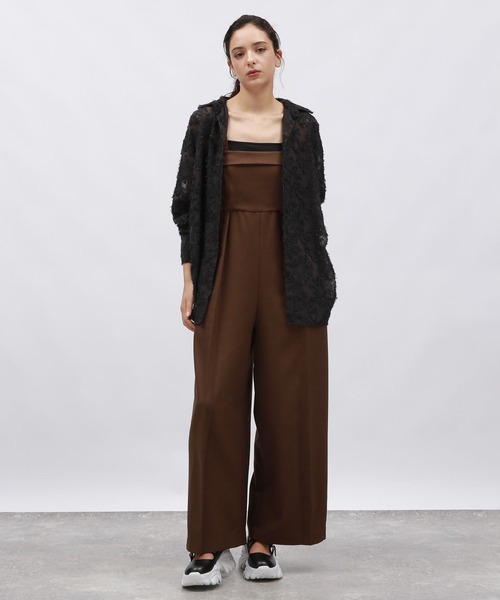 LAKOLE(ラコレ)の「2WAYベアサロペット / 143665(サロペット/オーバーオール・レディース・ブラウン/ブラック/グレー・SMALL/MEDIUM)」の10枚目の写真