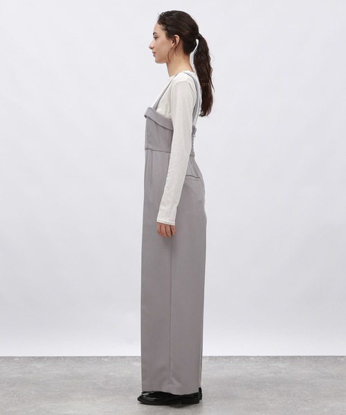 LAKOLE(ラコレ)の「2WAYベアサロペット / 143665(サロペット/オーバーオール・レディース・ブラウン/ブラック/グレー・SMALL/MEDIUM)」の12枚目の写真