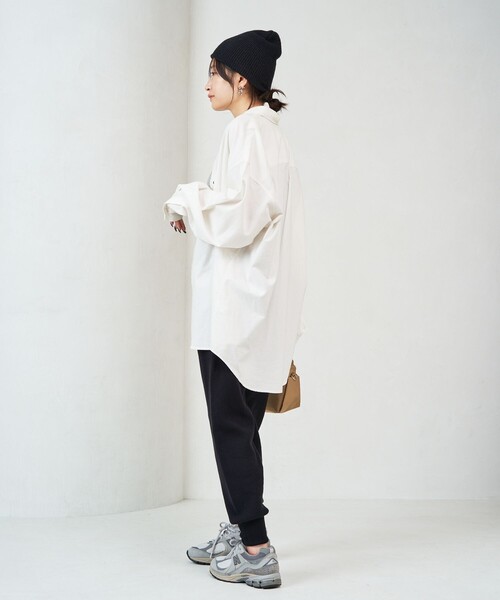 FREAK'S STORE（フリークスストア）の「限定展開　ニット ジョガー イージーパンツ（その他パンツ・レディース・ブラック/ブルー/チャコールグレー/杢グレー/ナチュラル/ネイビー/ライトグレー/レッド・SMALL/MEDIUM）」の17枚目の写真