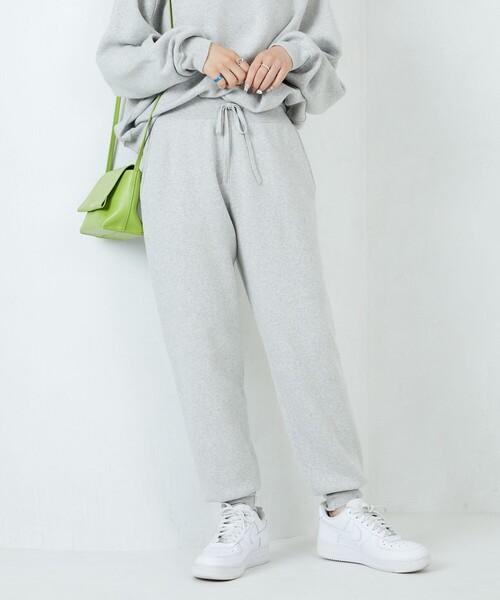 FREAK'S STORE（フリークスストア）の「限定展開　ニット ジョガー イージーパンツ（その他パンツ・レディース・ブラック/ブルー/チャコールグレー/杢グレー/ナチュラル/ネイビー/ライトグレー/レッド・SMALL/MEDIUM）」の15枚目の写真