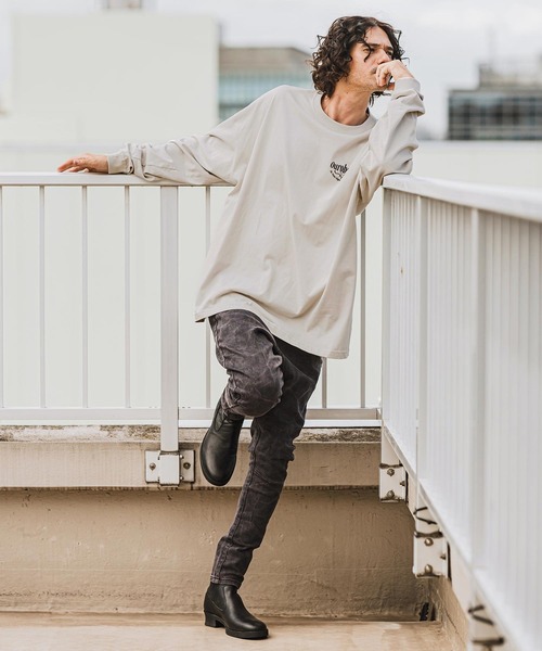 CAMBIO（カンビオ）の「mlt4921- OuroborosプリントロンT（Tシャツ/カットソー・メンズ・ホワイト/スミクロ/霜降りグレー・S/M/L/XL）」の20枚目の写真