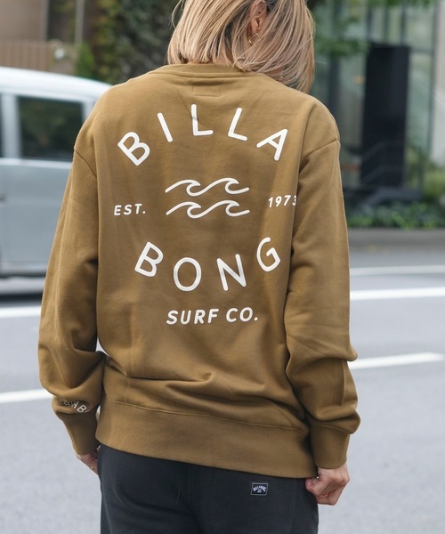 BILLABONG（ビラボン）の「BILLABONG メンズ ONE TIME トレーナー 【2024年秋冬モデル/ビラボンバックプリントスウェットトレーナー（スウェット・メンズ・ブラック/オレンジ系その他/ブラウン/オフホワイト・MEDIUM/LARGE/X-LARGE）」の3枚目の写真