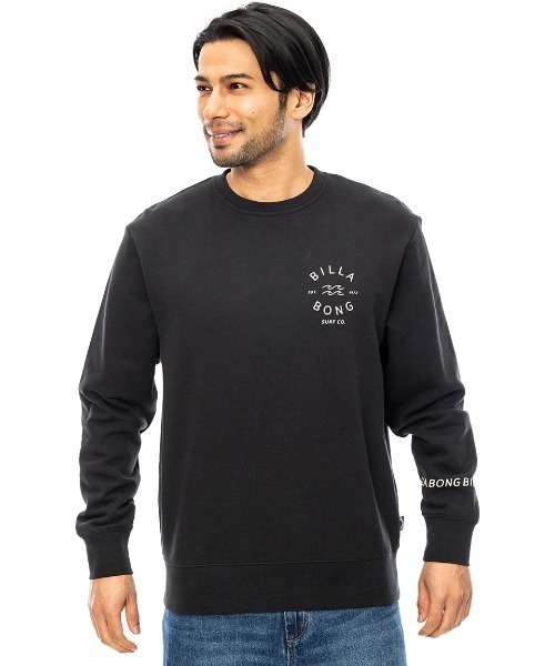 BILLABONG（ビラボン）の「BILLABONG メンズ ONE TIME トレーナー 【2024年秋冬モデル/ビラボンバックプリントスウェットトレーナー（スウェット・メンズ・ブラック/オレンジ系その他/ブラウン/オフホワイト・MEDIUM/LARGE/X-LARGE）」の11枚目の写真