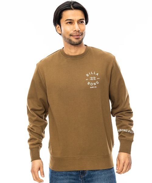 BILLABONG（ビラボン）の「BILLABONG メンズ ONE TIME トレーナー 【2024年秋冬モデル/ビラボンバックプリントスウェットトレーナー（スウェット・メンズ・ブラック/オレンジ系その他/ブラウン/オフホワイト・MEDIUM/LARGE/X-LARGE）」の13枚目の写真