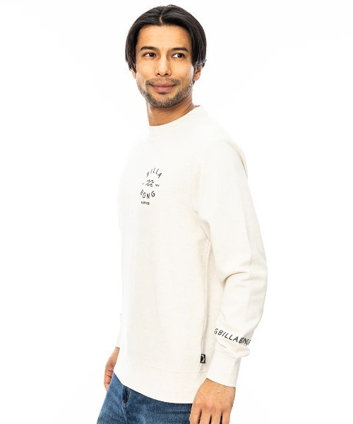 BILLABONG（ビラボン）の「BILLABONG メンズ ONE TIME トレーナー 【2024年秋冬モデル/ビラボンバックプリントスウェットトレーナー（スウェット・メンズ・ブラック/オレンジ系その他/ブラウン/オフホワイト・MEDIUM/LARGE/X-LARGE）」の6枚目の写真