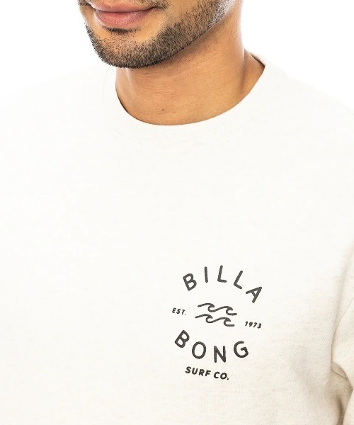 BILLABONG（ビラボン）の「BILLABONG メンズ ONE TIME トレーナー 【2024年秋冬モデル/ビラボンバックプリントスウェットトレーナー（スウェット・メンズ・ブラック/オレンジ系その他/ブラウン/オフホワイト・MEDIUM/LARGE/X-LARGE）」の7枚目の写真