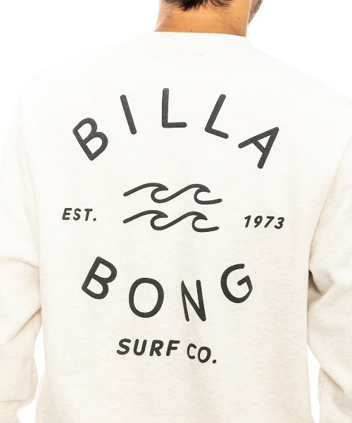 BILLABONG（ビラボン）の「BILLABONG メンズ ONE TIME トレーナー 【2024年秋冬モデル/ビラボンバックプリントスウェットトレーナー（スウェット・メンズ・ブラック/オレンジ系その他/ブラウン/オフホワイト・MEDIUM/LARGE/X-LARGE）」の8枚目の写真
