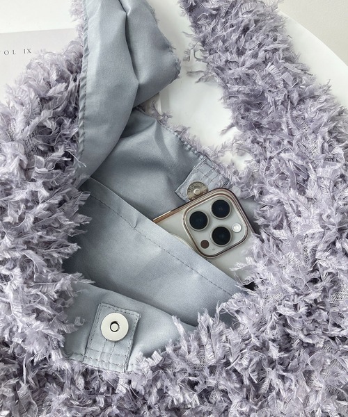 AS KNOW AS plus(アズノゥアズプラス)の「◇ムックショルダートートバッグ(ショルダーバッグ・レディース・ブラウン/パープル/グレー/ブラック・FREE)」の11枚目の写真