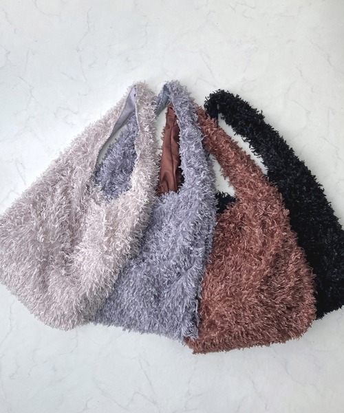 AS KNOW AS plus(アズノゥアズプラス)の「◇ムックショルダートートバッグ(ショルダーバッグ・レディース・ブラウン/パープル/グレー/ブラック・FREE)」の22枚目の写真