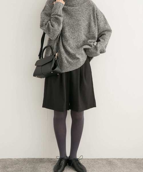 URBAN RESEARCH DOORS(アーバンリサーチドアーズ)の「グルカハーフパンツ(その他パンツ・レディース・ブラック/ベージュ・MEDIUM)」の2枚目の写真