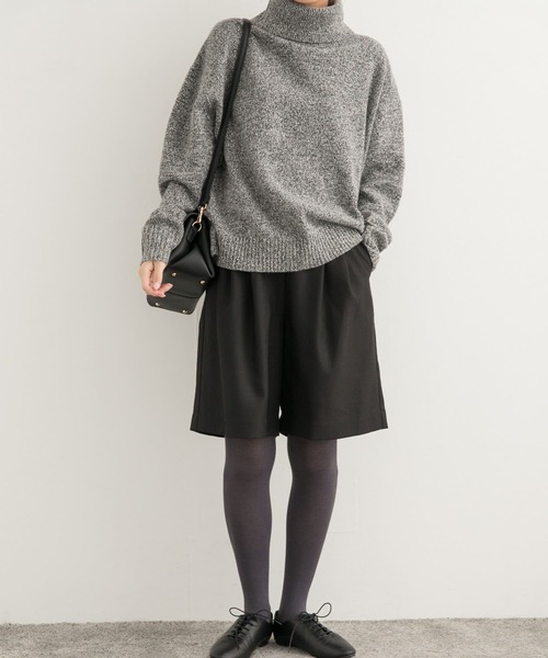 URBAN RESEARCH DOORS(アーバンリサーチドアーズ)の「グルカハーフパンツ(その他パンツ・レディース・ブラック/ベージュ・MEDIUM)」の3枚目の写真