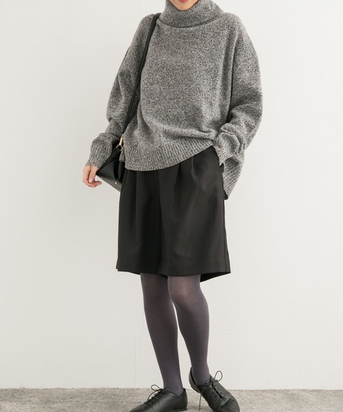 URBAN RESEARCH DOORS(アーバンリサーチドアーズ)の「グルカハーフパンツ(その他パンツ・レディース・ブラック/ベージュ・MEDIUM)」の4枚目の写真