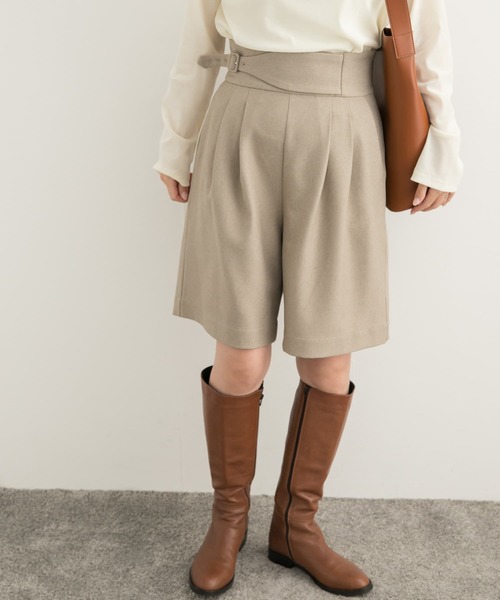 URBAN RESEARCH DOORS(アーバンリサーチドアーズ)の「グルカハーフパンツ(その他パンツ・レディース・ブラック/ベージュ・MEDIUM)」の16枚目の写真