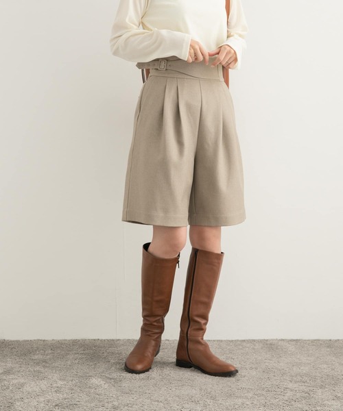 URBAN RESEARCH DOORS(アーバンリサーチドアーズ)の「グルカハーフパンツ(その他パンツ・レディース・ブラック/ベージュ・MEDIUM)」の20枚目の写真