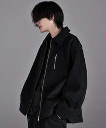 ADRER（アドラー）の「BEAVER MELTON LOOSE SLEEVE JK / ビーバーメルトンルーズスリーブジャケット（ブルゾン）」