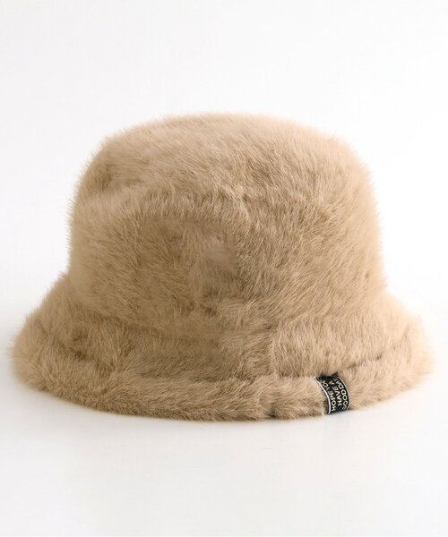 BREEZE（ブリーズ）の「リバーシブルムートンバケットハット（ハット・キッズ・ベージュ/ブラック・50/56/54/52）」の5枚目の写真