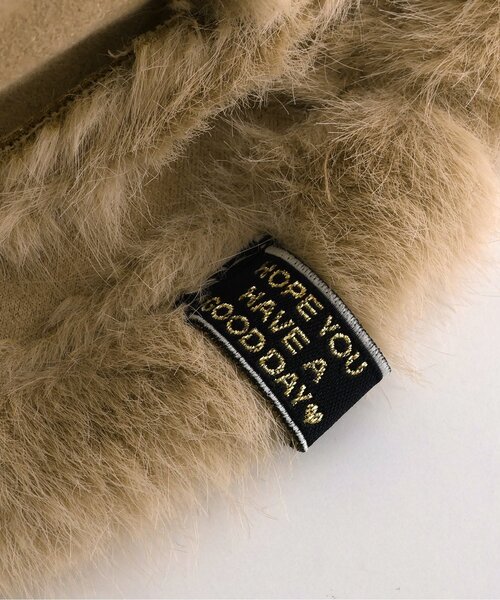 BREEZE（ブリーズ）の「リバーシブルムートンバケットハット（ハット・キッズ・ベージュ/ブラック・50/56/54/52）」の8枚目の写真