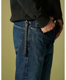 CALEE | STUDS LEATHER SHORT KEY RING(キーホルダー)