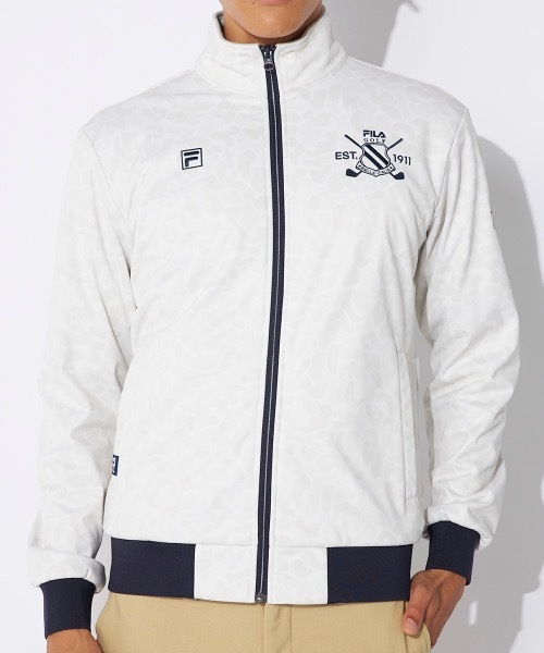 FILA GOLF(フィラゴルフ )の「【FILAGOLF/フィラゴルフ】ボンディングブルゾン ゴルフ(ブルゾン・メンズ・ネイビー/ブラック/オフホワイト・LARGE/X-LARGE/XX-LARGE/MEDIUM)」の8枚目の写真