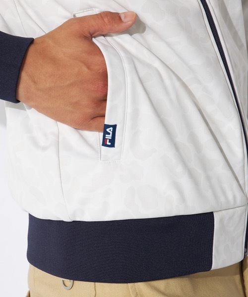 FILA GOLF(フィラゴルフ )の「【FILAGOLF/フィラゴルフ】ボンディングブルゾン ゴルフ(ブルゾン・メンズ・ネイビー/ブラック/オフホワイト・LARGE/X-LARGE/XX-LARGE/MEDIUM)」の12枚目の写真