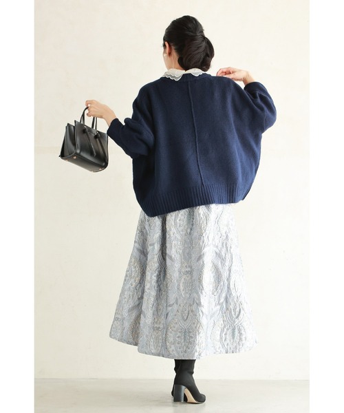 cawaii（カワイイ）の「触ればやみつきふわもち ショート丈ニット（ニット/セーター・レディース・レッド/ネイビー/アイボリー・FREE）」の16枚目の写真