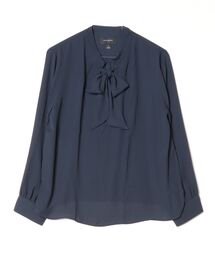 バナナリパブリック　バナリパ　羽根プリント タイ付きブラウス BANANA REPUBLIC FACTORY STORE（バナナリパブリック