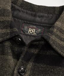 RRL（ダブル アール エル）の「チェック ウール ジャカード ワーク