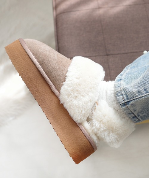 AmiAmi（アミアミ）の「【25AW再販！】厚底ムートンシューズ/2WAYスリッパ（その他シューズ・レディース・ブラック/ベージュ/キャメル・L/LL/M/S/3L）」の19枚目の写真