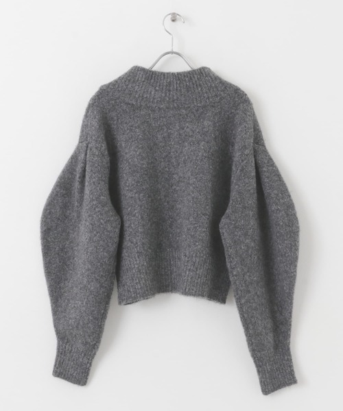 KBF(ケイビーエフ)の「Vネックフォルムニット(ニット/セーター・レディース・ブルー系その他/ダークグレー/レッド・ONE)」の13枚目の写真