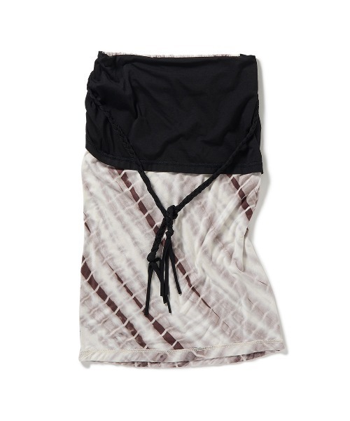 スカート PERVERZE Braid Belt Layered Skirt 25ss Braid Belt Layered Skirt（スカート）｜PERVERZE（パーバーズ