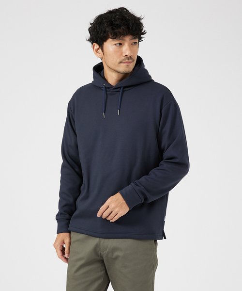 ABAHOUSE GRAY（アバハウスグレイ）の「【ふわふわ・もちもち】裏シャギー プルオーバー パーカー（パーカー・メンズ・ネイビー/ブラック/チャコールグレー/ホワイト/グレイッシュベージュ・46/48）」の5枚目の写真