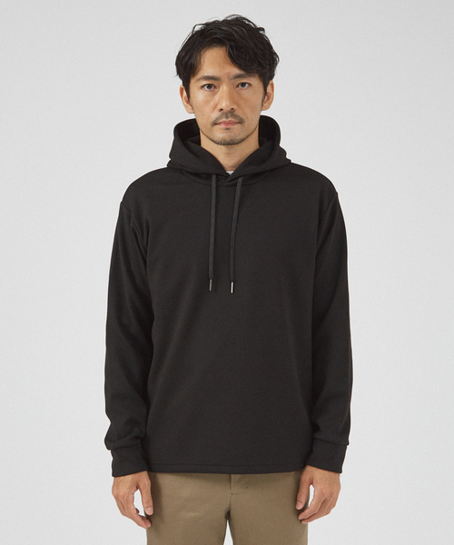 ABAHOUSE GRAY（アバハウスグレイ）の「【ふわふわ・もちもち】裏シャギー プルオーバー パーカー（パーカー・メンズ・ネイビー/ブラック/チャコールグレー/ホワイト/グレイッシュベージュ・46/48）」の7枚目の写真