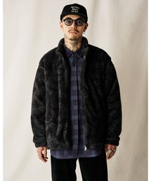 CALEE アウター NEW RELEASE 【 CALEE 】LEATHER SWINGTOP ＜WITH PYTHON LEATHER