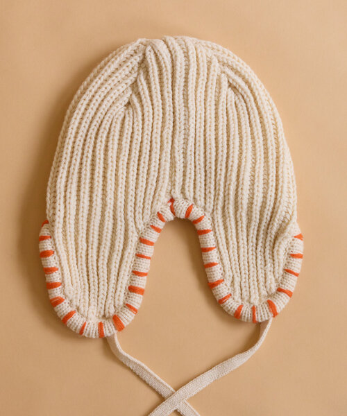 HELLO.SANFRANCISCO（ハローサンフランシスコ）の「【HELLO.SANFRANCISCO】ハンドステッチフライトキャップ（ハット・レディース・レッド/アイボリー/グレー・ONE SIZE）」の17枚目の写真