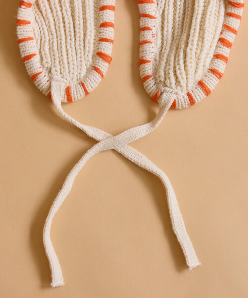 HELLO.SANFRANCISCO（ハローサンフランシスコ）の「【HELLO.SANFRANCISCO】ハンドステッチフライトキャップ（ハット・レディース・レッド/アイボリー/グレー・ONE SIZE）」の19枚目の写真