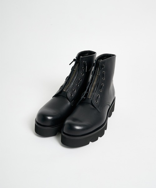 PADRONE(パドローネ)の「【PADRONE/パドローネ】3way FIRE MAN BOOTS with Chunky Sole(ブーツ・メンズ・ブラック・40/41/42)」の1枚目の写真