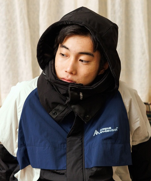 セール】2WAYフードツキナイロンネックウォーマー（ネックウォーマー