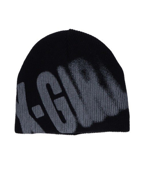 セール】FUZZY LOGO KNIT CAP（ニットキャップ/ビーニー）｜X