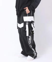 Salong hameu | PSYCHO NATION（サイコネーション）ワイドシルエット カーゴジャージパンツ メンズ レディース/サイバー系/サブカルファッション/病み属性(カーゴパンツ)