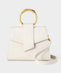 LE PHIL | 【KASSANDRE Paris】GAIA　Small Round Gold Metal Hnadle Bag(ハンドバッグ)