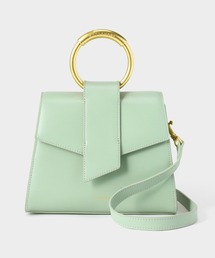 【KASSANDRE Paris】GAIA Small Round Gold Metal Hnadle Bag