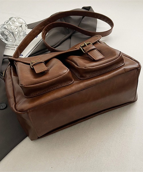 ◆Valluat◆ MOOI BAG [正規品/関税込] セール】外ポケット ワイドベルトショルダーバッグ（ショルダー