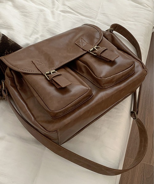 Jeea　ショルダーバッグ ブラウン ノベルティ ラコーデ/ショルダーバッグ ｜バズノベルティ