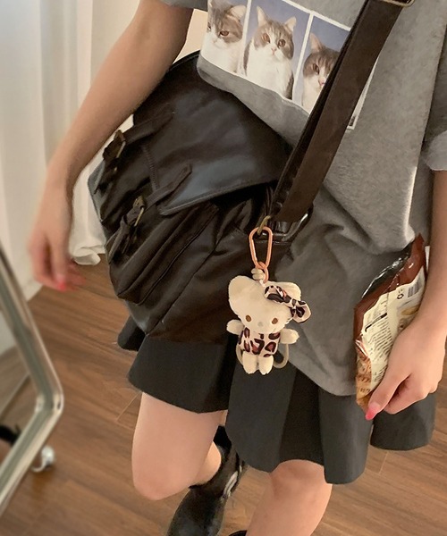 セール】外ポケットスクエアショルダーバッグ（ショルダーバッグ）｜LA