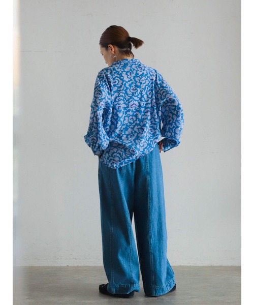 11.5oz綿麻デニム ボリュームパンツ | NOMBRE IMPAIR