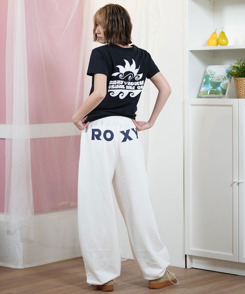 ROXY(ロキシー)の「ROXY/ロキシー バックプリントTシャツ RST251652M(Tシャツ/カットソー・レディース・ホワイト/ブラック・L/M)」の11枚目の写真