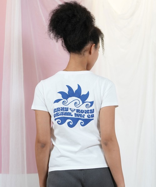 ROXY(ロキシー)の「ROXY/ロキシー バックプリントTシャツ RST251652M(Tシャツ/カットソー・レディース・ホワイト/ブラック・L/M)」の17枚目の写真