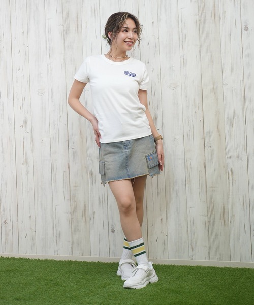 ROXY(ロキシー)の「ROXY/ロキシー バックプリントTシャツ RST251652M(Tシャツ/カットソー・レディース・ホワイト/ブラック・L/M)」の13枚目の写真